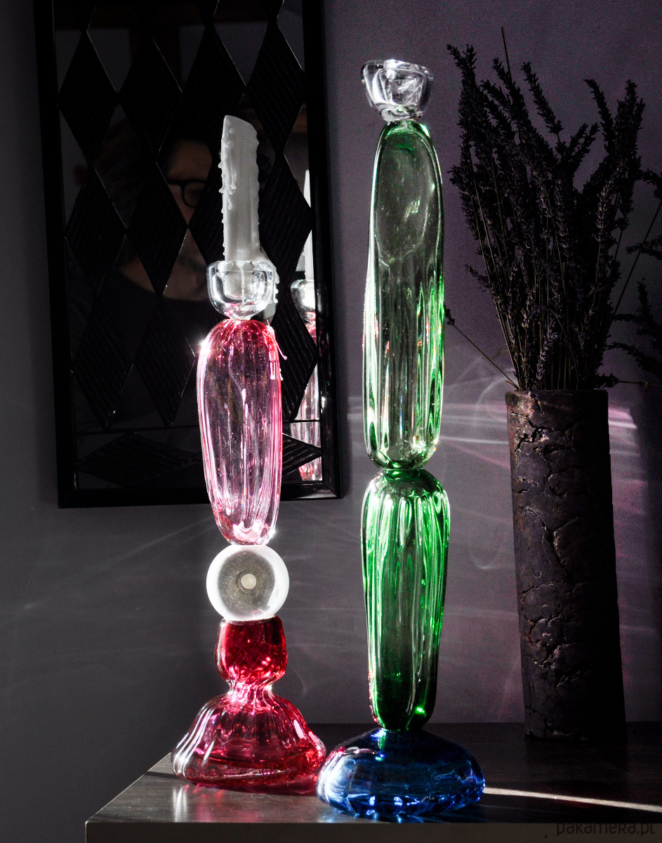 świeczniki i świece Świecznik "Optyk" 4