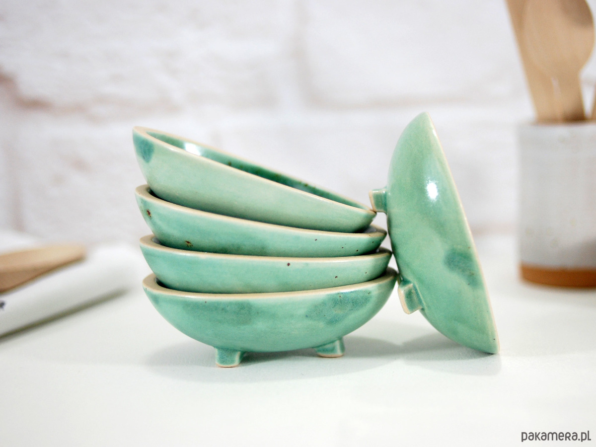 miski i misy Ceramiczna miseczka na jajka, sosy, przyprawy 6