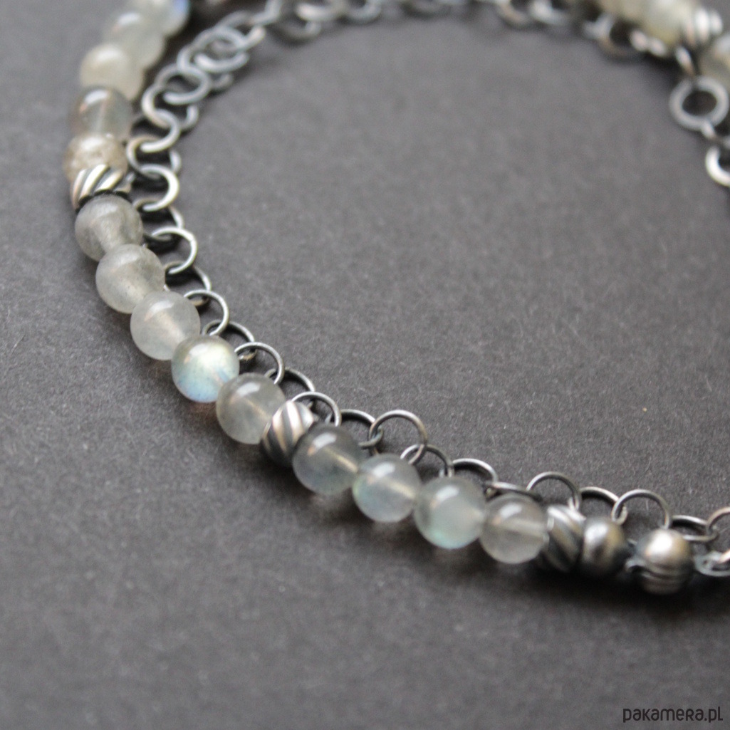 bransoletki z kamieni naturalnych Labradoryty niezywkłe 6