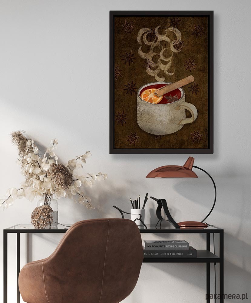 plakaty Grzane wino - plakat fine art, giclee 2