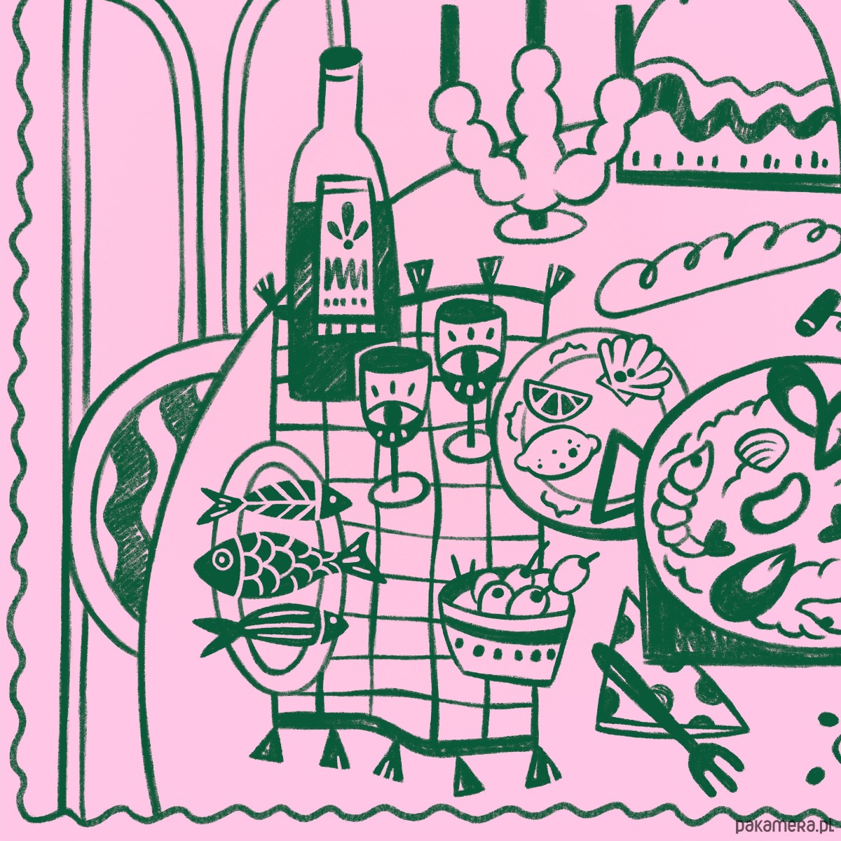 plakaty Plakat "Tapas", kolorystyka 2 2