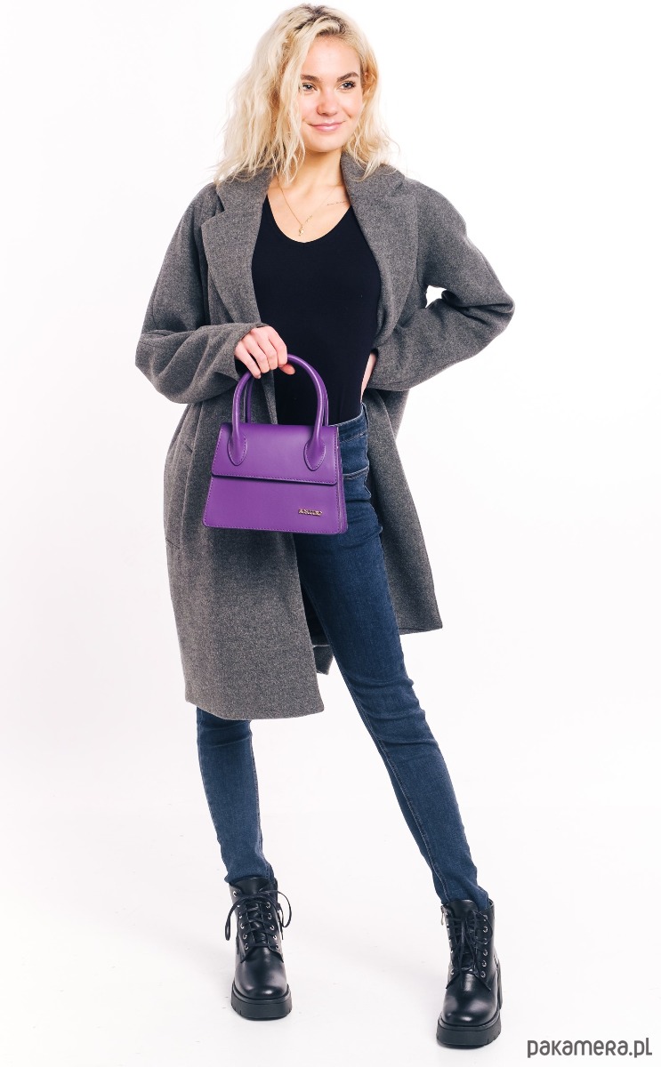 torebki mini Torebka skórzana do ręki i na ramię (6889) 5