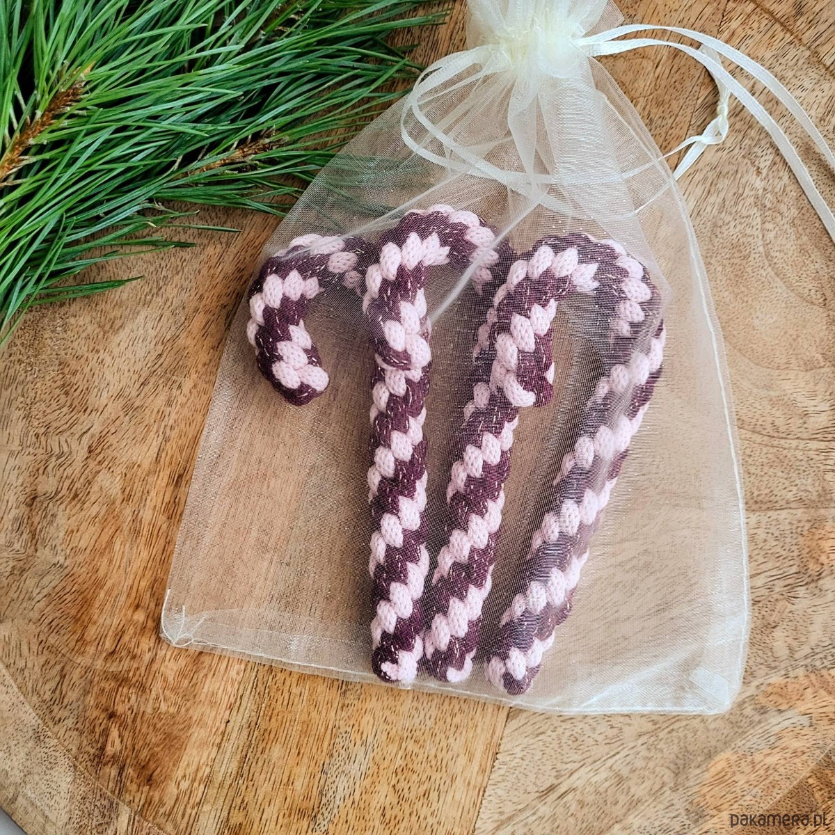 ozdoby choinkowe Zestaw 3 szt. Candy Cane Laska Cukrowa - Ozdoby Świąteczne na choinkę 1