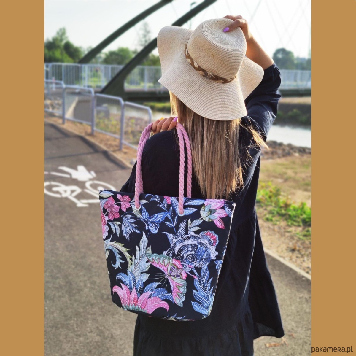 torby XXL Torba Shopper - WATERCOLOR SPIDER 3