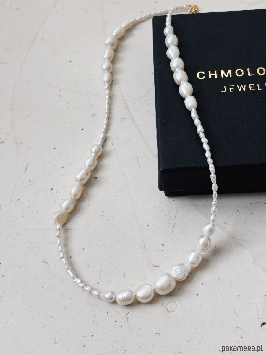 złote naszyjniki Naszyjnik z pereł naturalnych 1