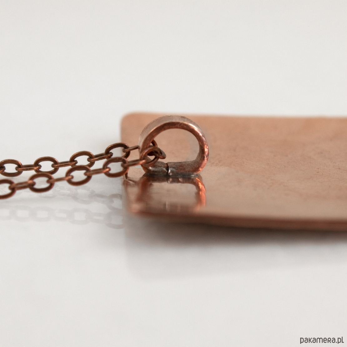 wisiory Salamandra - miedziany wisior - unikat 3