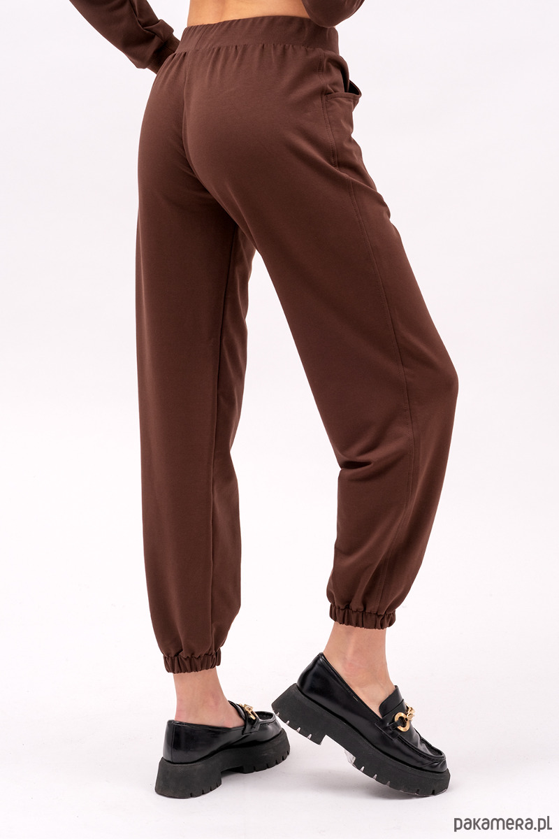 spodnie dresowe damskie Dresowe spodnie damskie ,,SEHER" czekolada 2