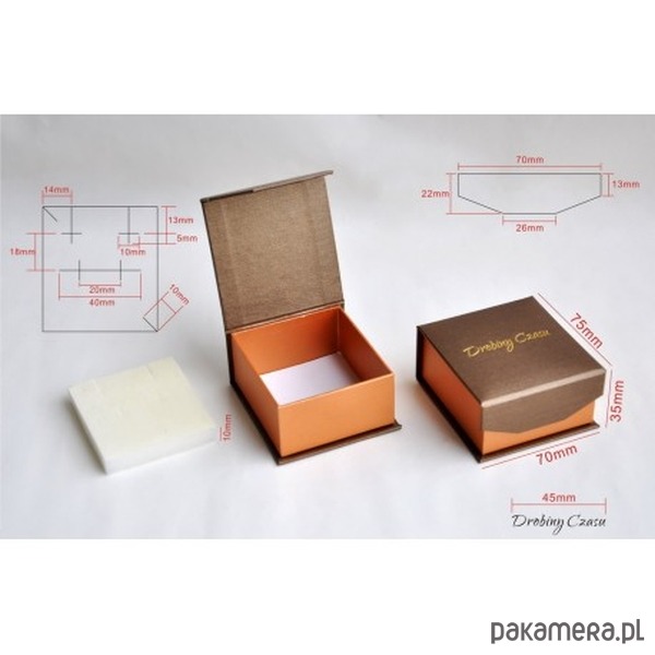 kolczyki pozłacane Kolczyki pozłacane - GOLDEN TREASURE - złote mechanizmy z zielonym kamieniem 1