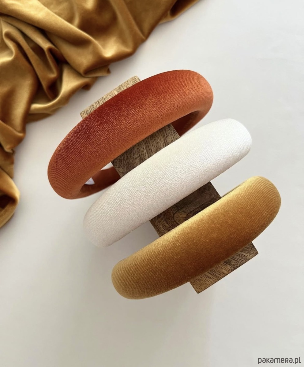 opaski do włosów Welurowa opaska na gąbce Royal - 3 kolory 3