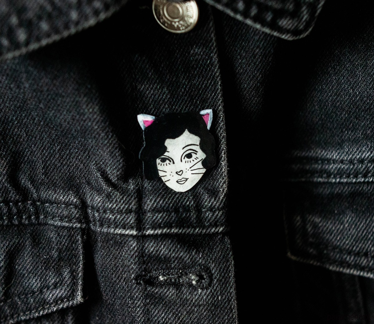 przypinki Przypinka  Cat lady 1