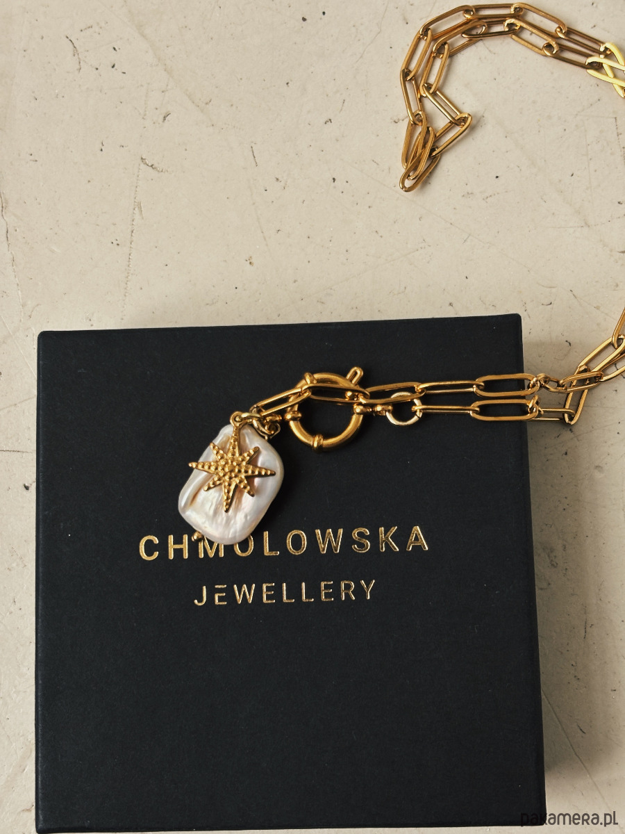 złote naszyjniki Naszyjnik Pearl Chain 3