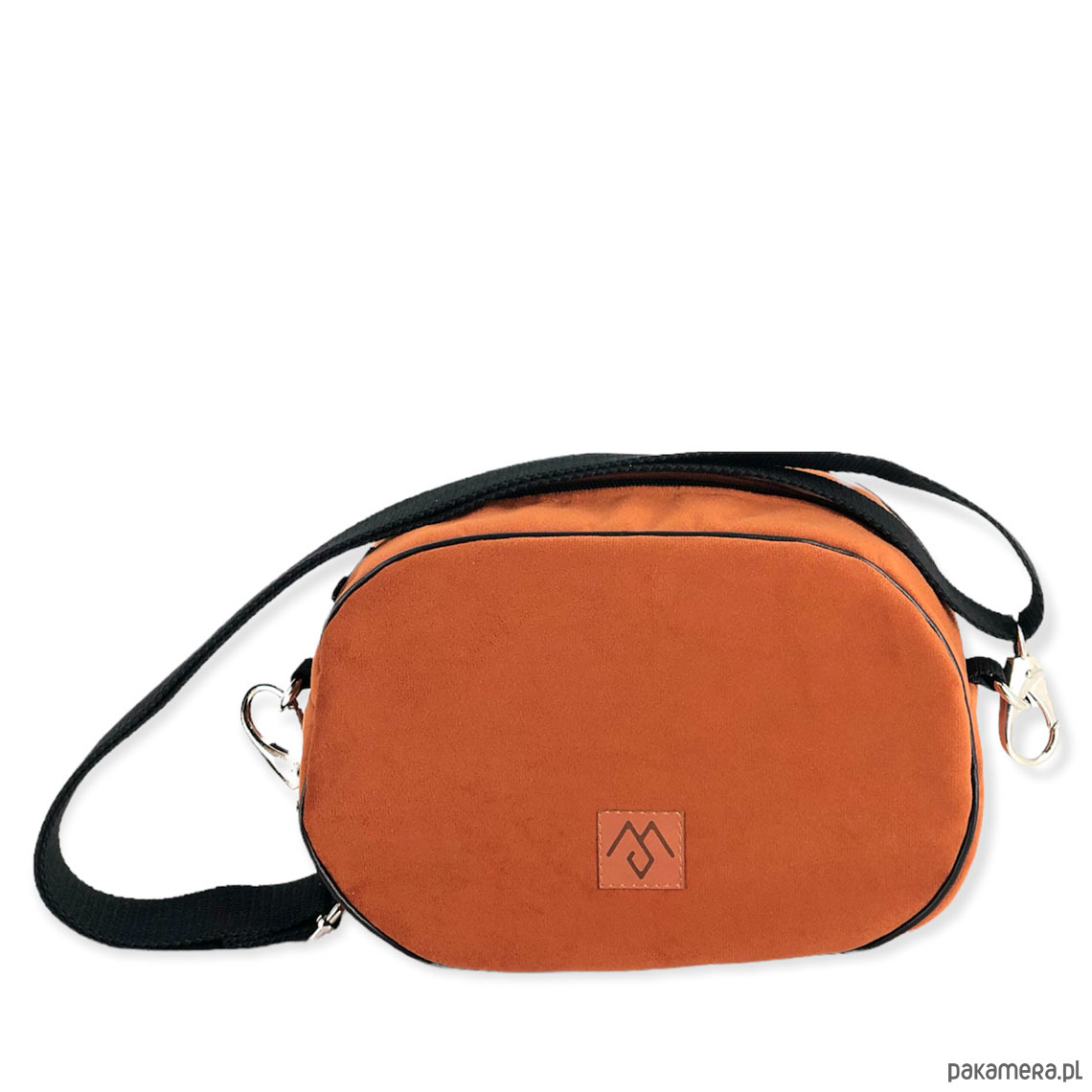 torby na ramię Torebka damska z weluru tapicerskiego "Mili Boxy Bag" - miedziana pomarańcza 4
