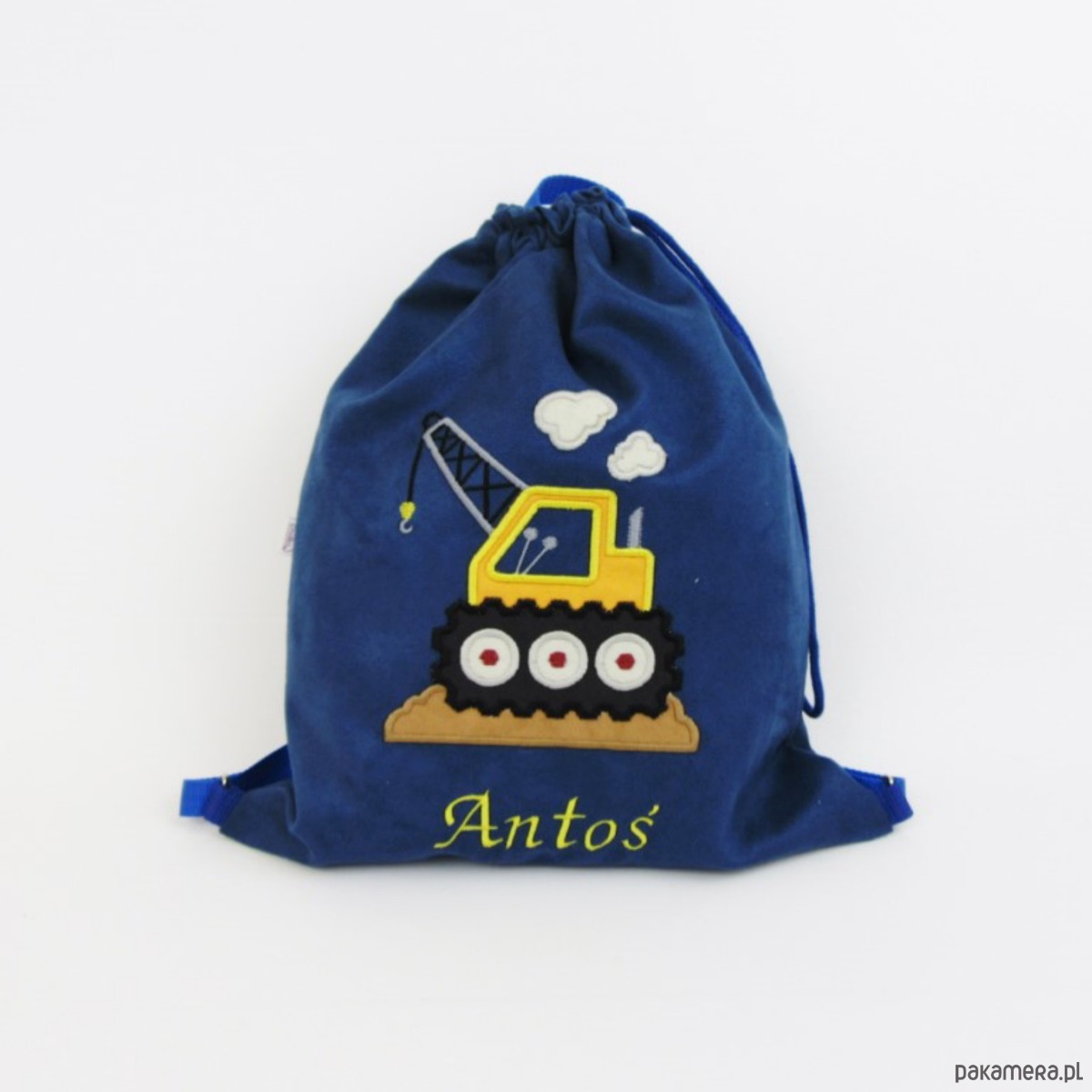 torebki, worki i plecaki dziecięce Personalizowany plecak przedszkolaka z dźwigiem 5
