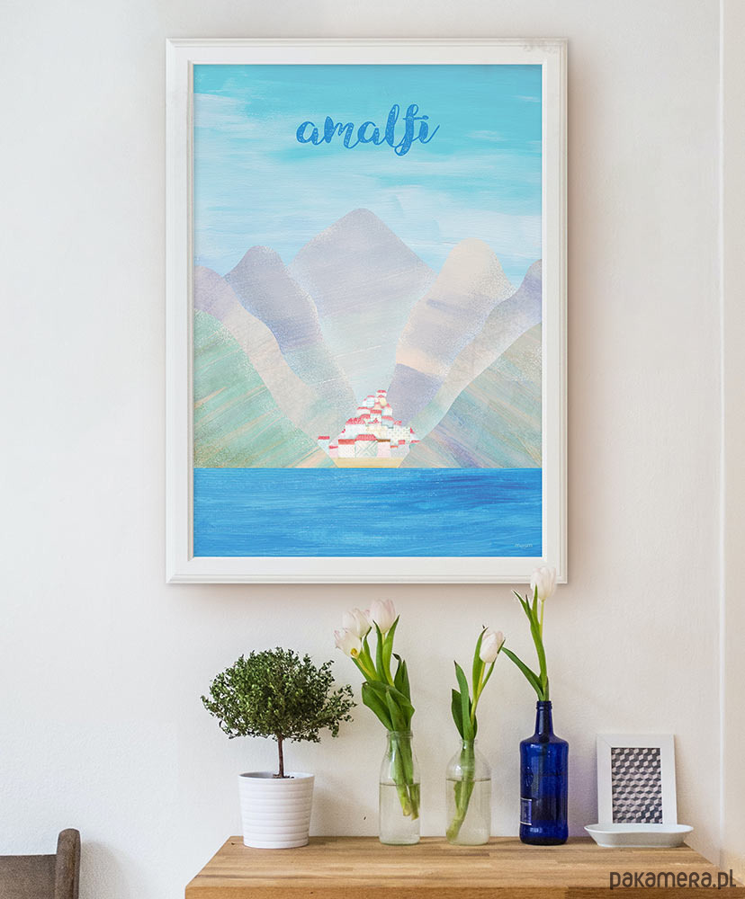 plakaty Plakat Amalfi - włoskie wybrzeże 1