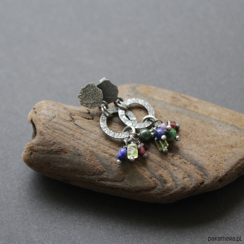 kolczyki z kamieniami Kolczyki Ale kolor 4