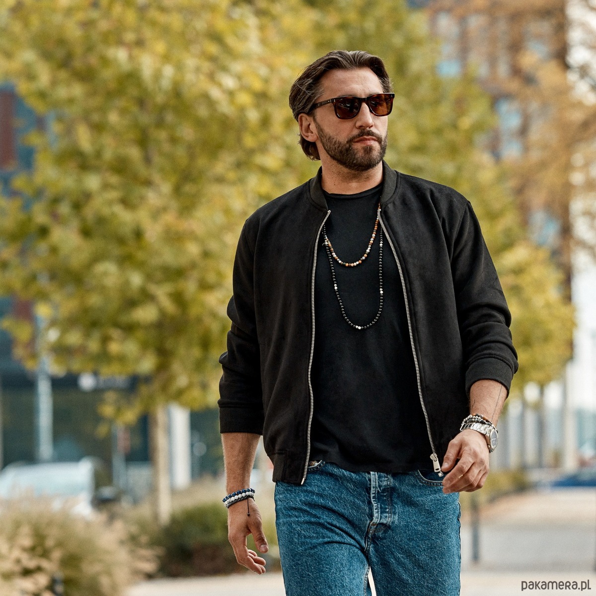 biżuteria męska Set 3 męskich bransoletek z kamieniami mądrości, przyjaźni i waleczności 4