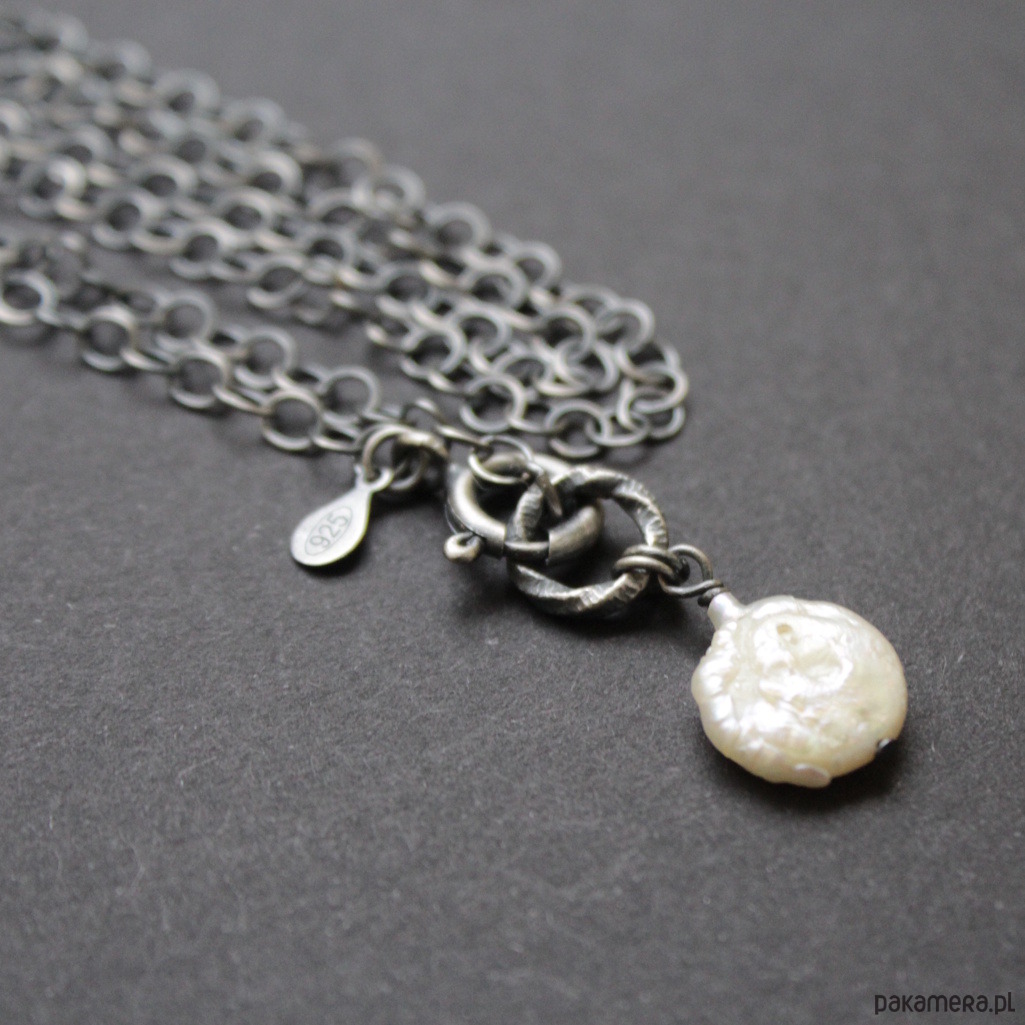 naszyjniki - inne Naszyjnik perła ze szkatułki babci 4