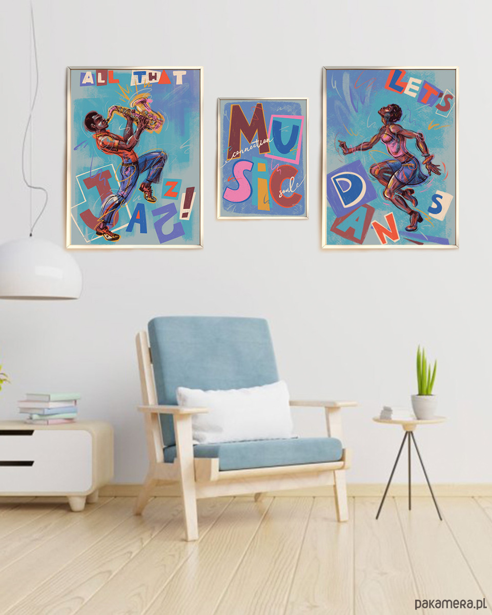 plakaty Plakat "Music connection soul" 1