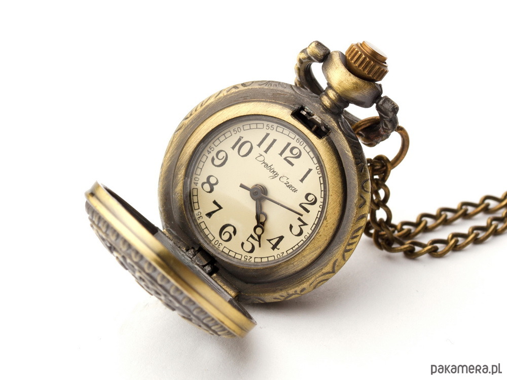 zegarki na łańcuszku NIEZAPOMINAJKA - zegarek wisiorek na łańcuszku 1