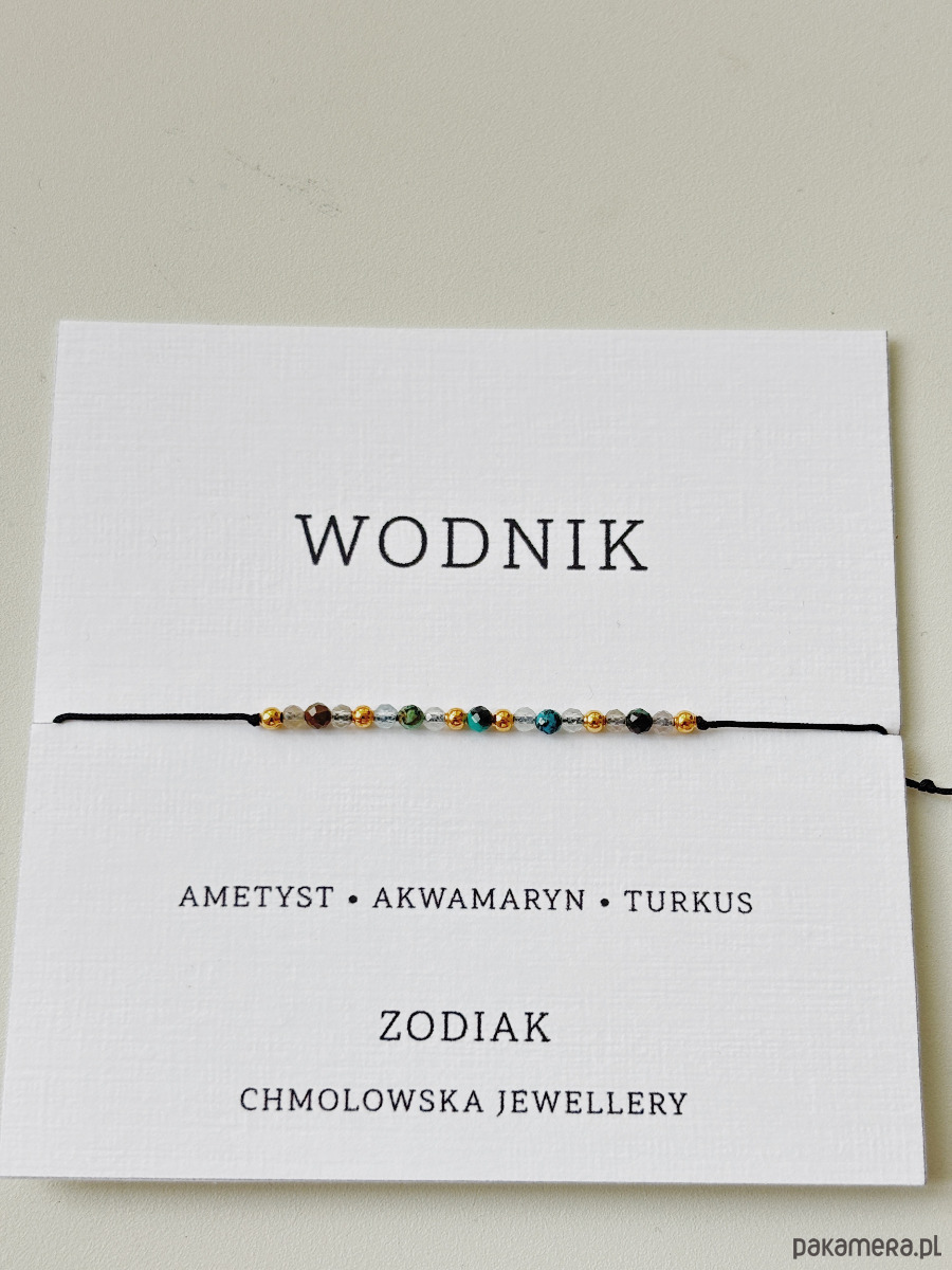 bransoletki na sznurku Zodiak bransoletka WODNIK 1