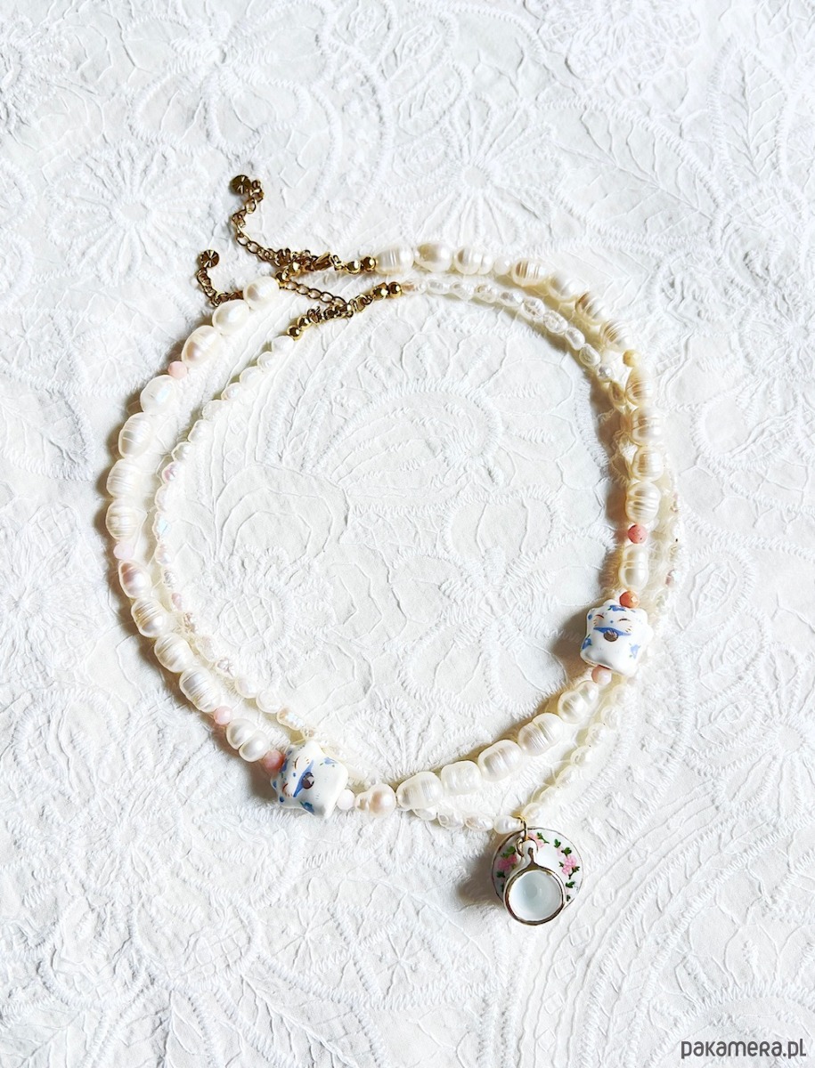 chokery Naszyjnik Herbatka 9