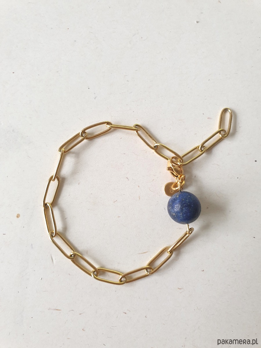 bransoletki z kamieni naturalnych Bransoletka KULKA lapis lazuli 1