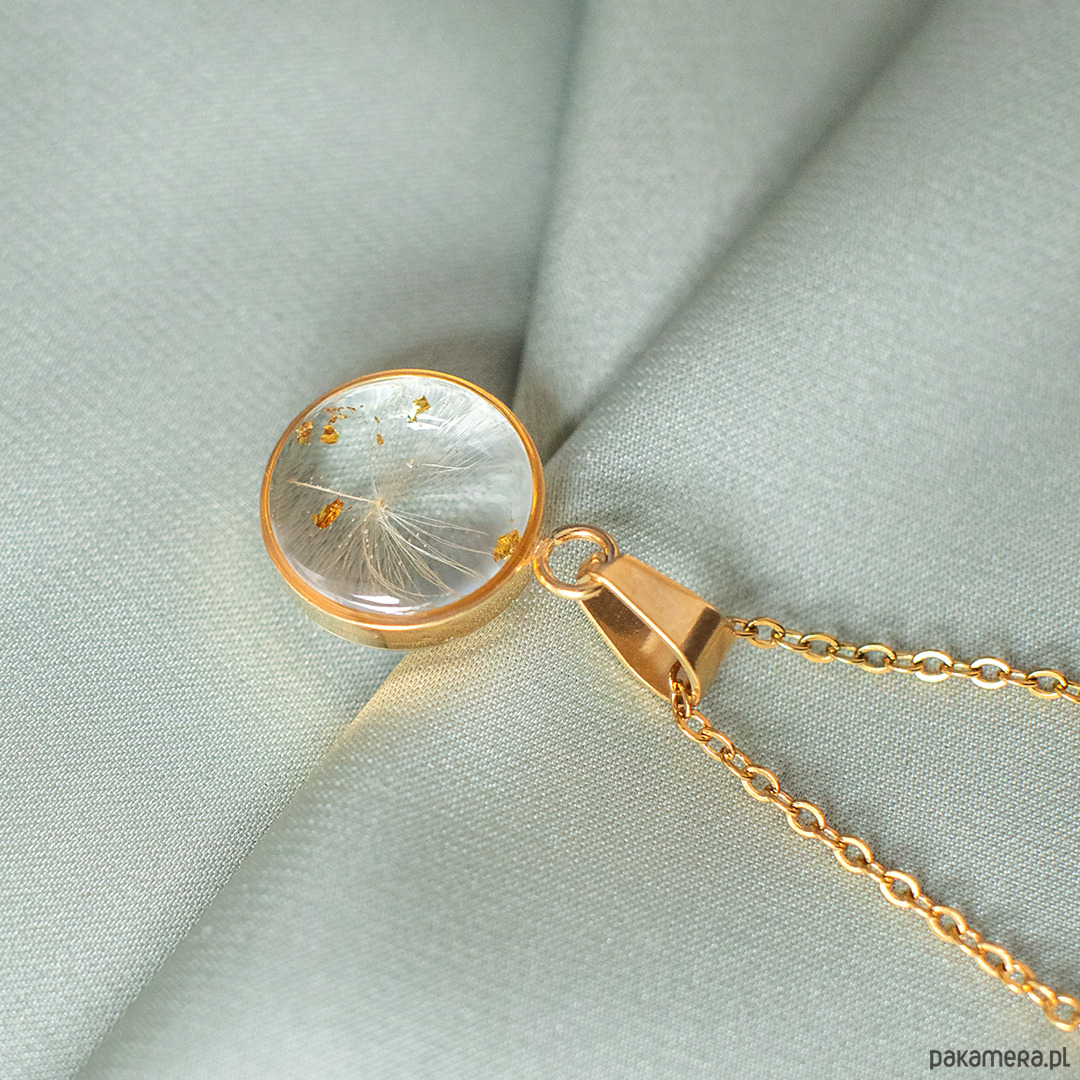 wisiory Wisiorek z rzęsek dmuchawca 2