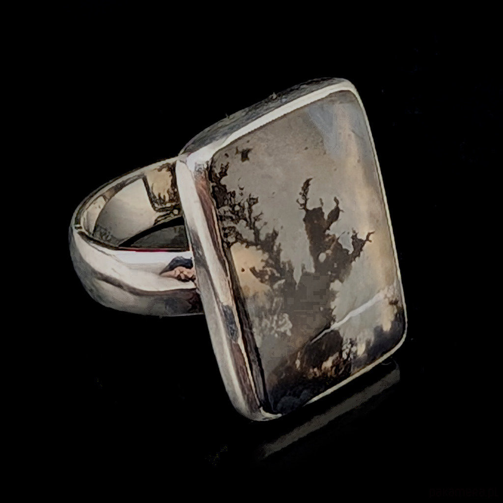 pierścionki srebrne Pierścionek montana agat 1