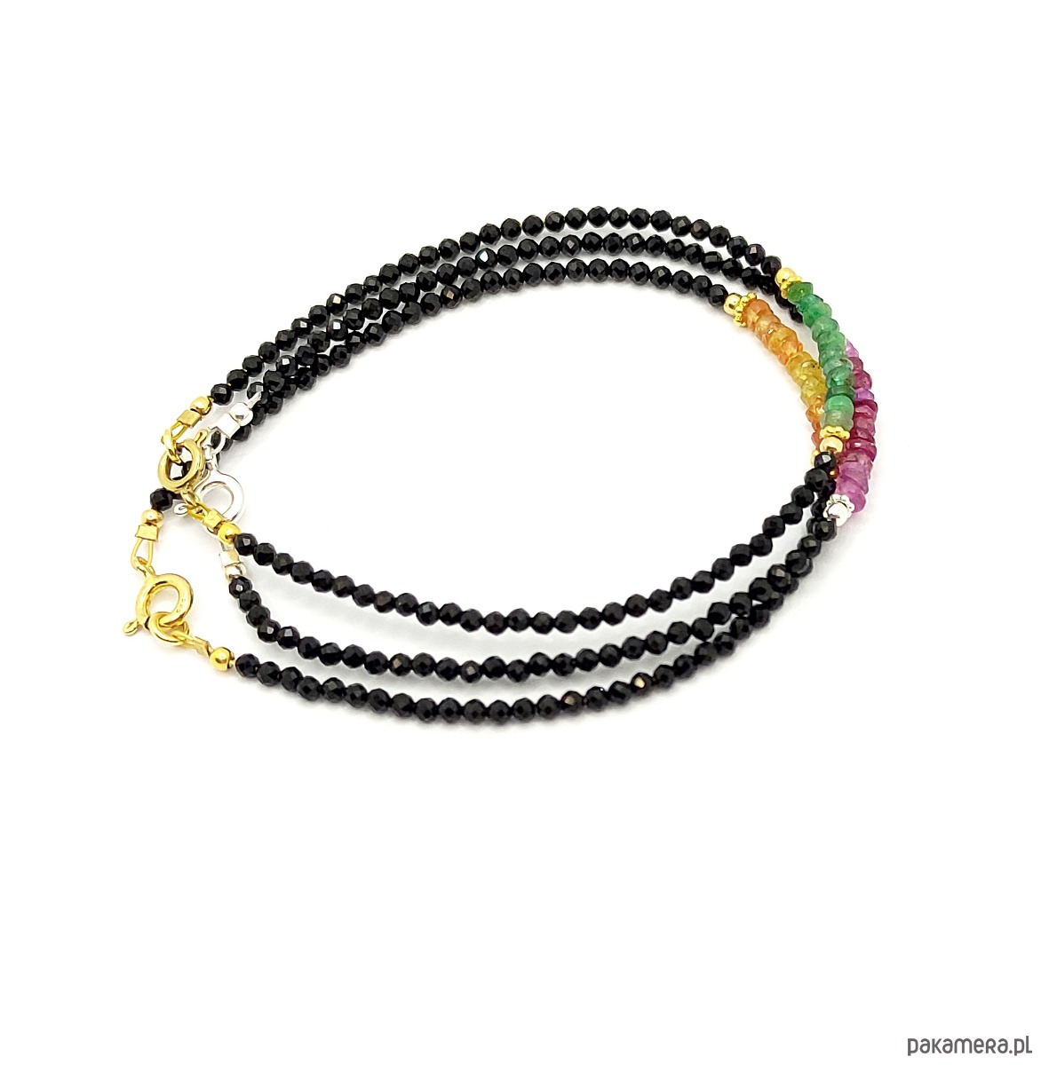 bransoletki z kamieni naturalnych Bransoletka ze szmaragdem 5