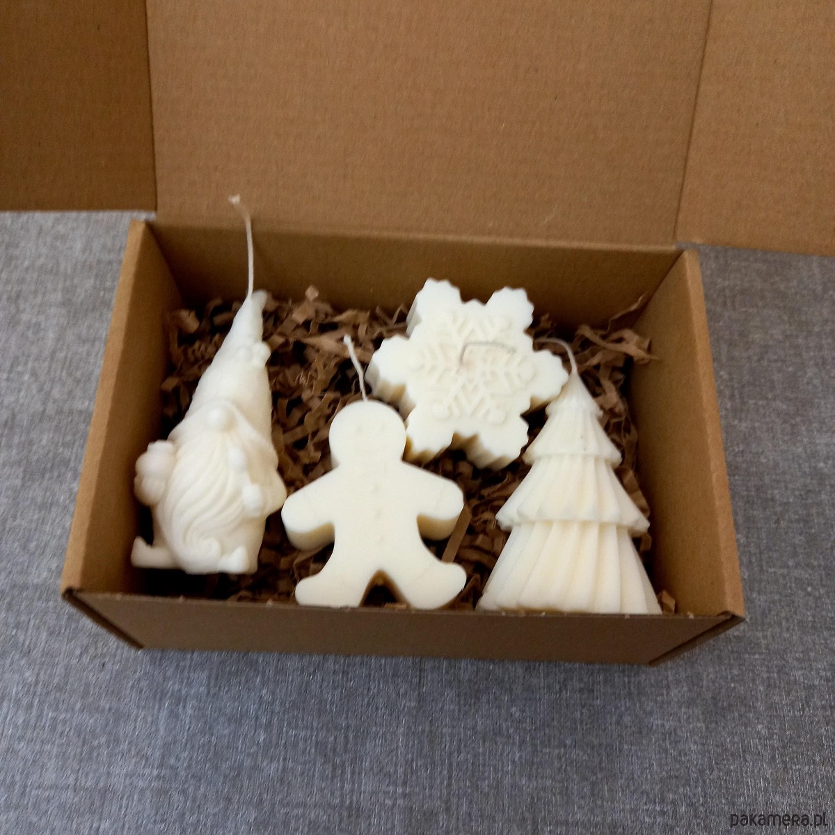 przechowywanie - różne Box prezentowy ze świecą 2