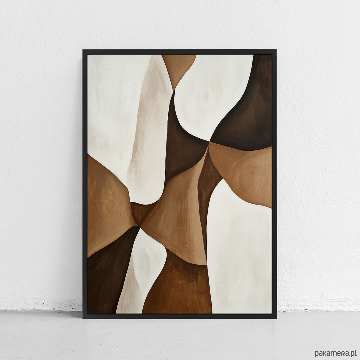 plakaty Plakat Abstrakcja w brązie 1