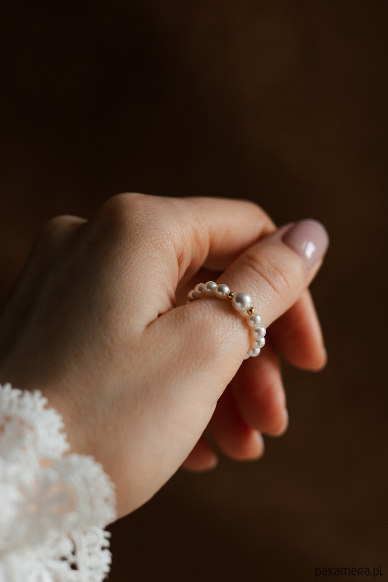 pierścionki elastyczne Pierścionek Luna Pearl 2