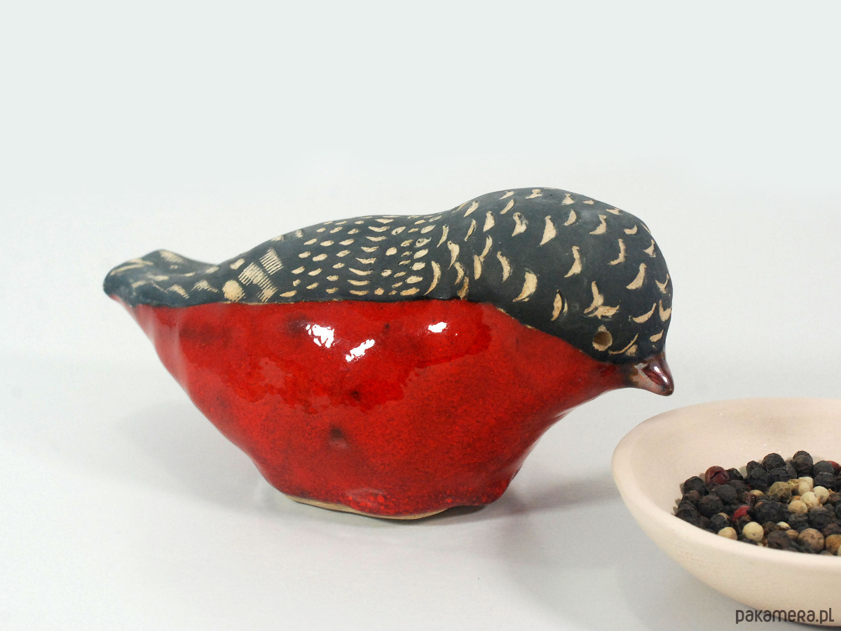 figurki i rzeźby Ceramiczna ptak - dekoracja stojąca 3