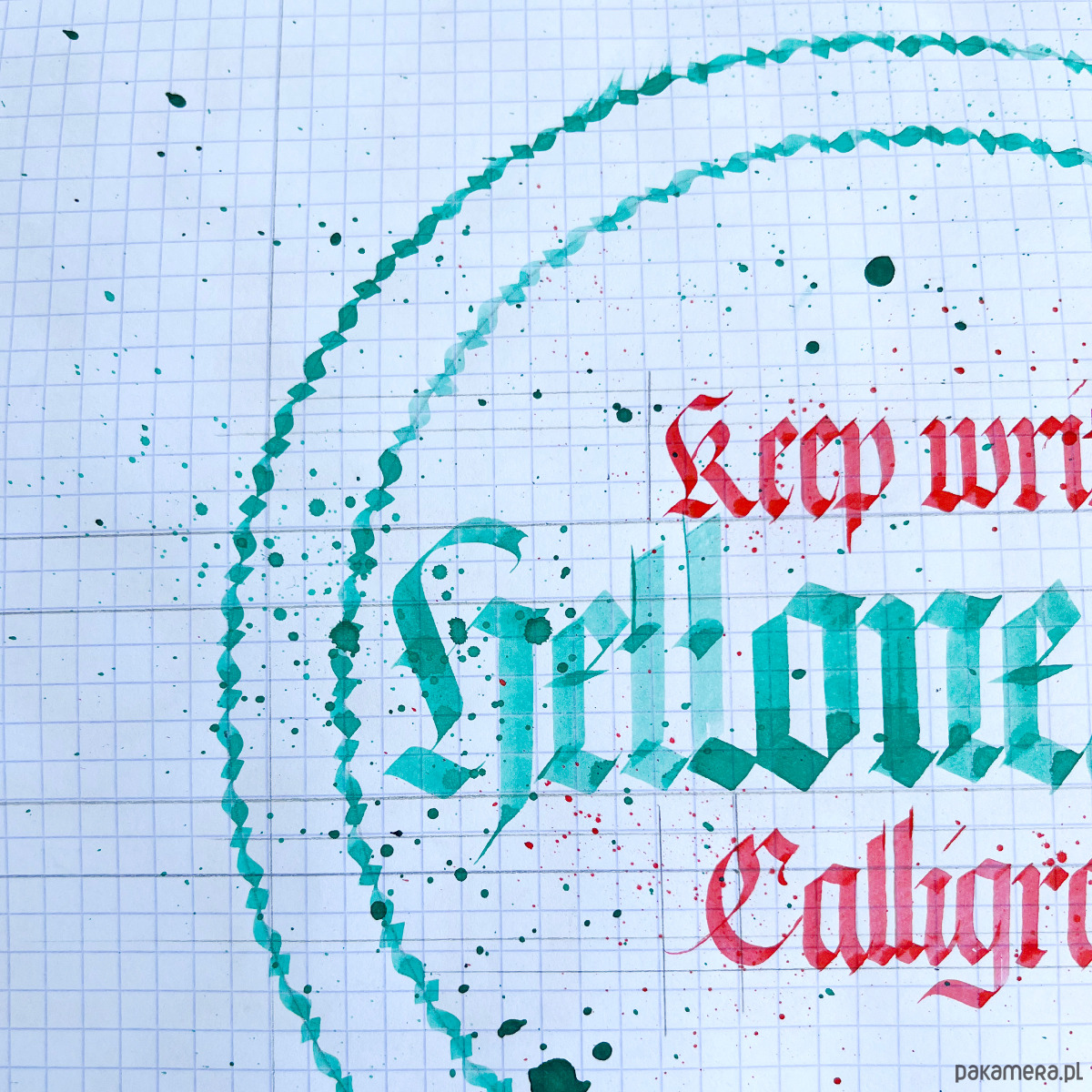 Warsztaty inne Tekstura Małe Litery - warsztaty kaligraficzne 2