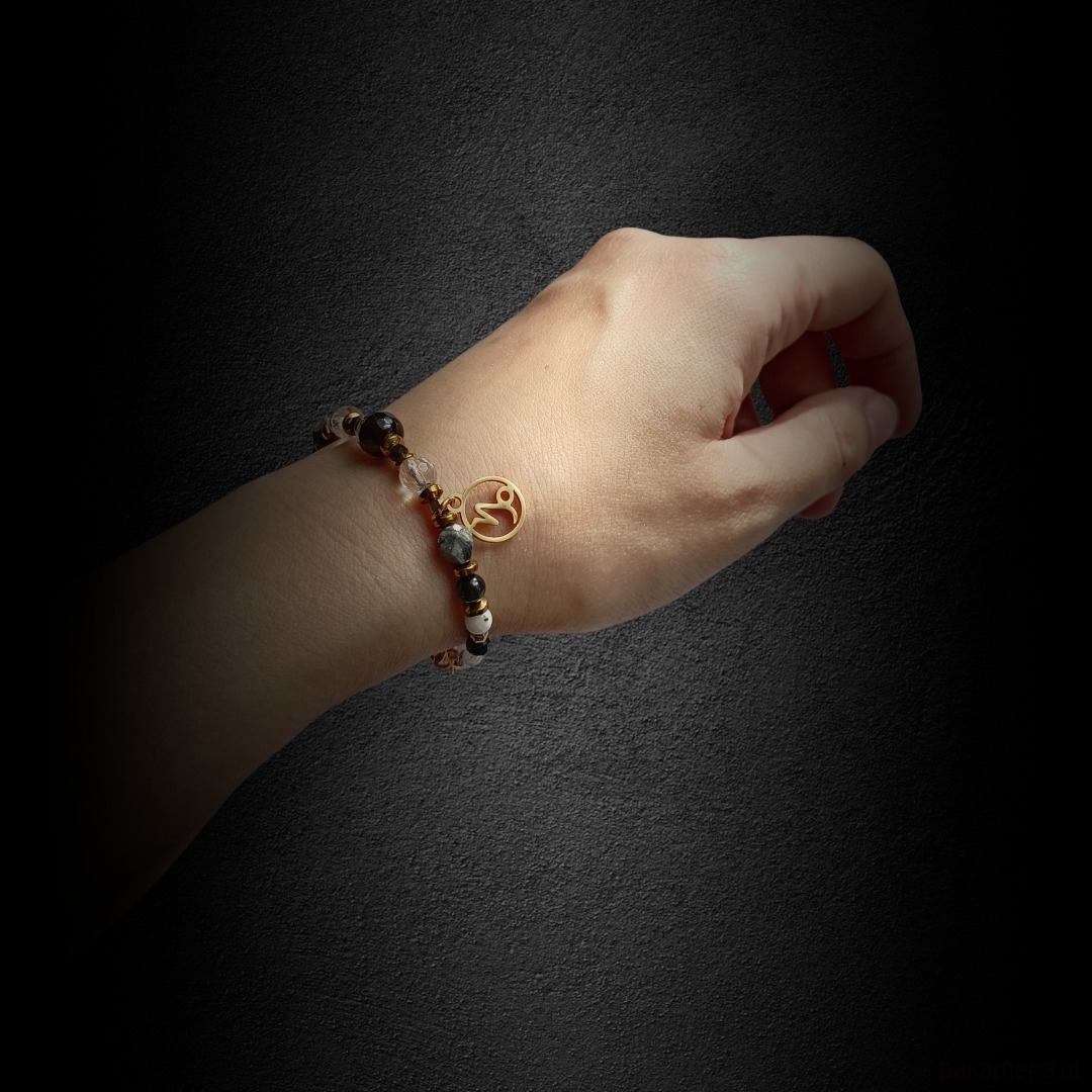 bransoletki z kamieni naturalnych LEW - zodiac collection - PREMIUM. 2