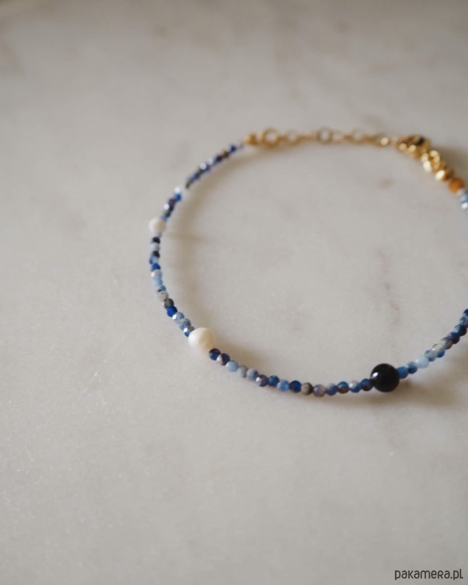 bransoletki z kamieni naturalnych Bransoletka z kamieni naturalnych sodalit 1