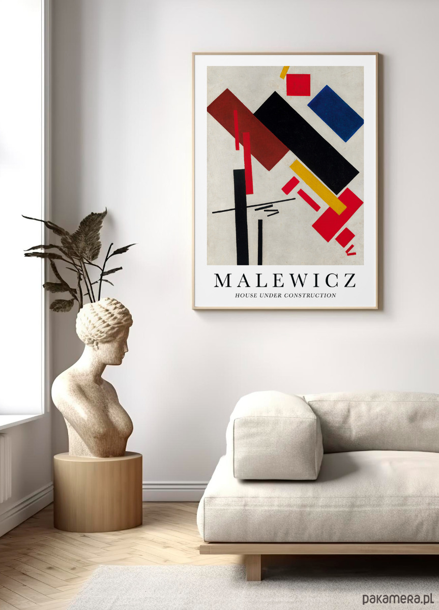 plakaty Plakat Kazimierz Malewicz House under Construction 4