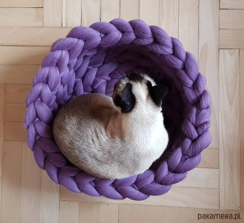 legowiska dla psów i kotów Legowisko dla kota, łóżko dla kota, meble dla kota, kocyk dla kota 1