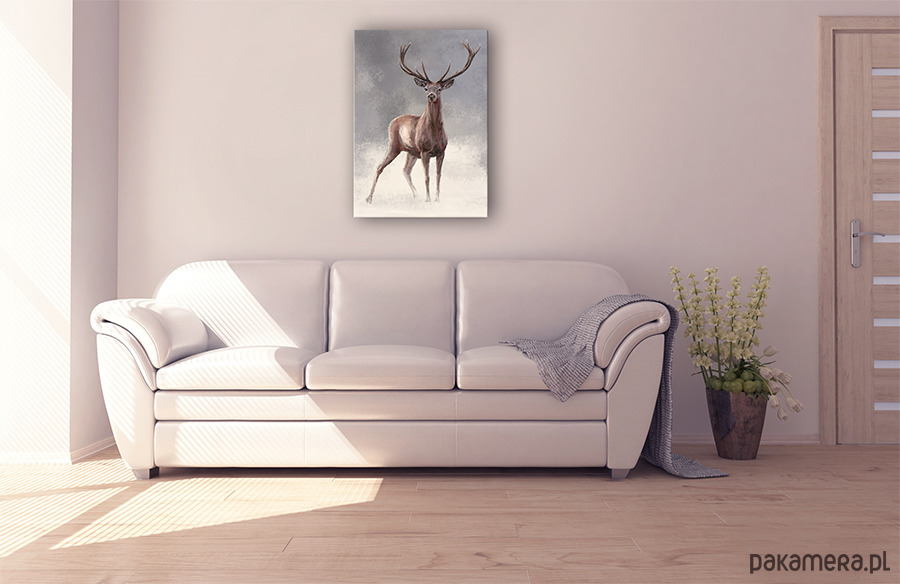 obrazy Obraz - Jeleń 2 - wydruk na płótnie 1