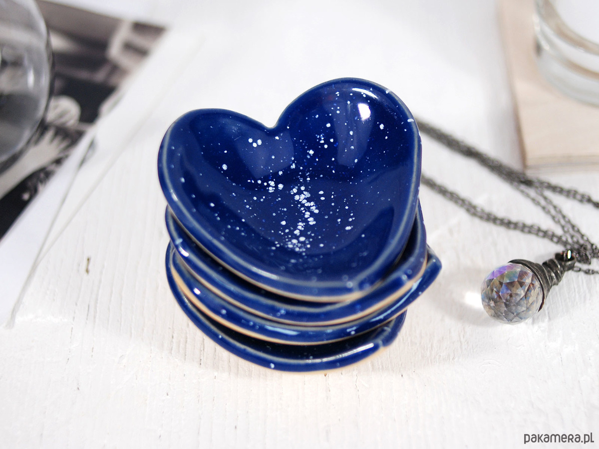 pojemniki na biżuterię Serce miseczka na drobiazgi - niebo 3