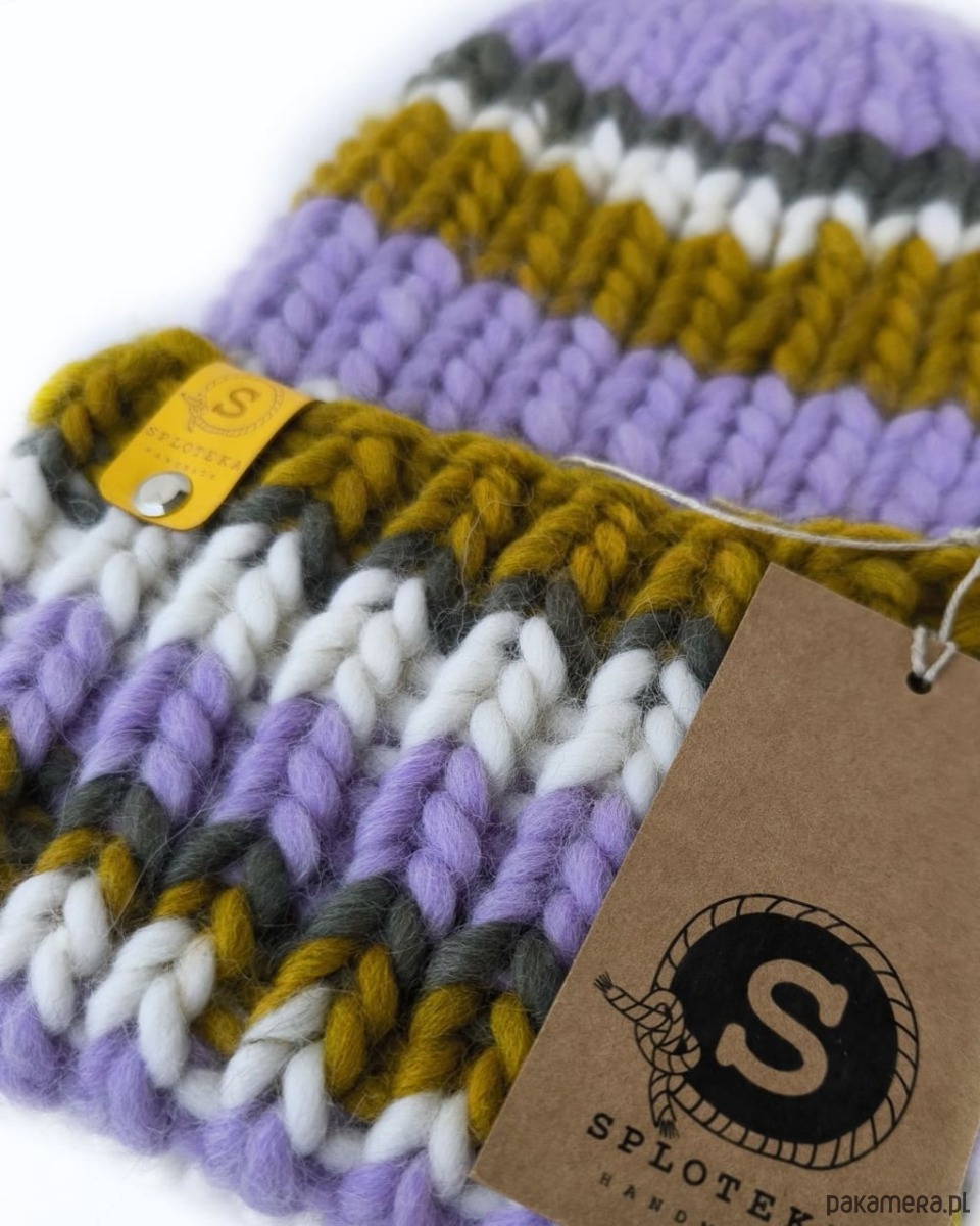 czapki damskie Kolorowa wełniana czapka WOOLY COLOR "3" 3