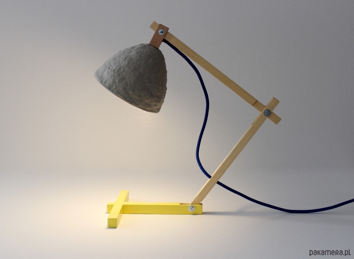 lampy - inne „Metamorfozis yellow” lampa na biurko 1