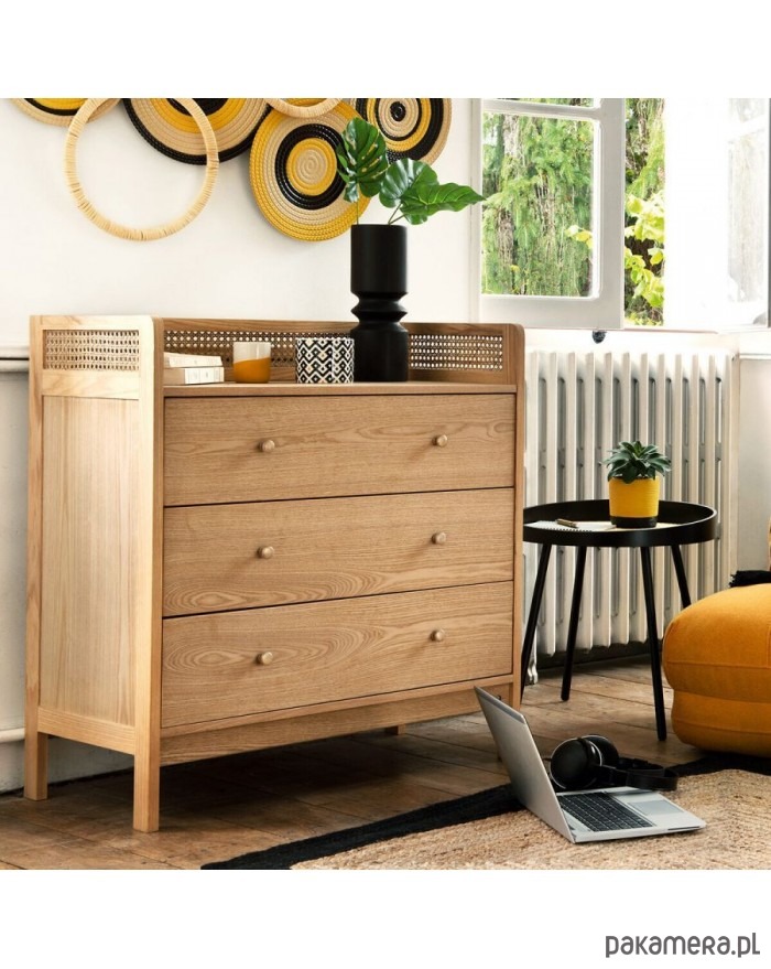 komody Komoda Drewniana z Szufladami Szafka Drewniana Esperanza 1
