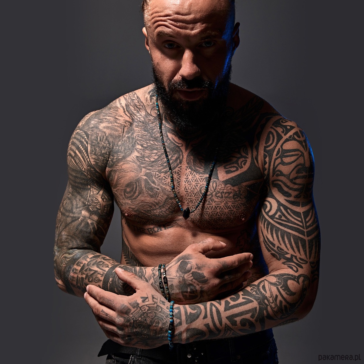 biżuteria męska Męska bransoletka z kamieniem podróżników 4