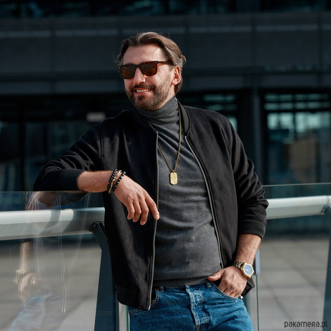 biżuteria męska Set 3 męskich bransoletek Black&Gold 4