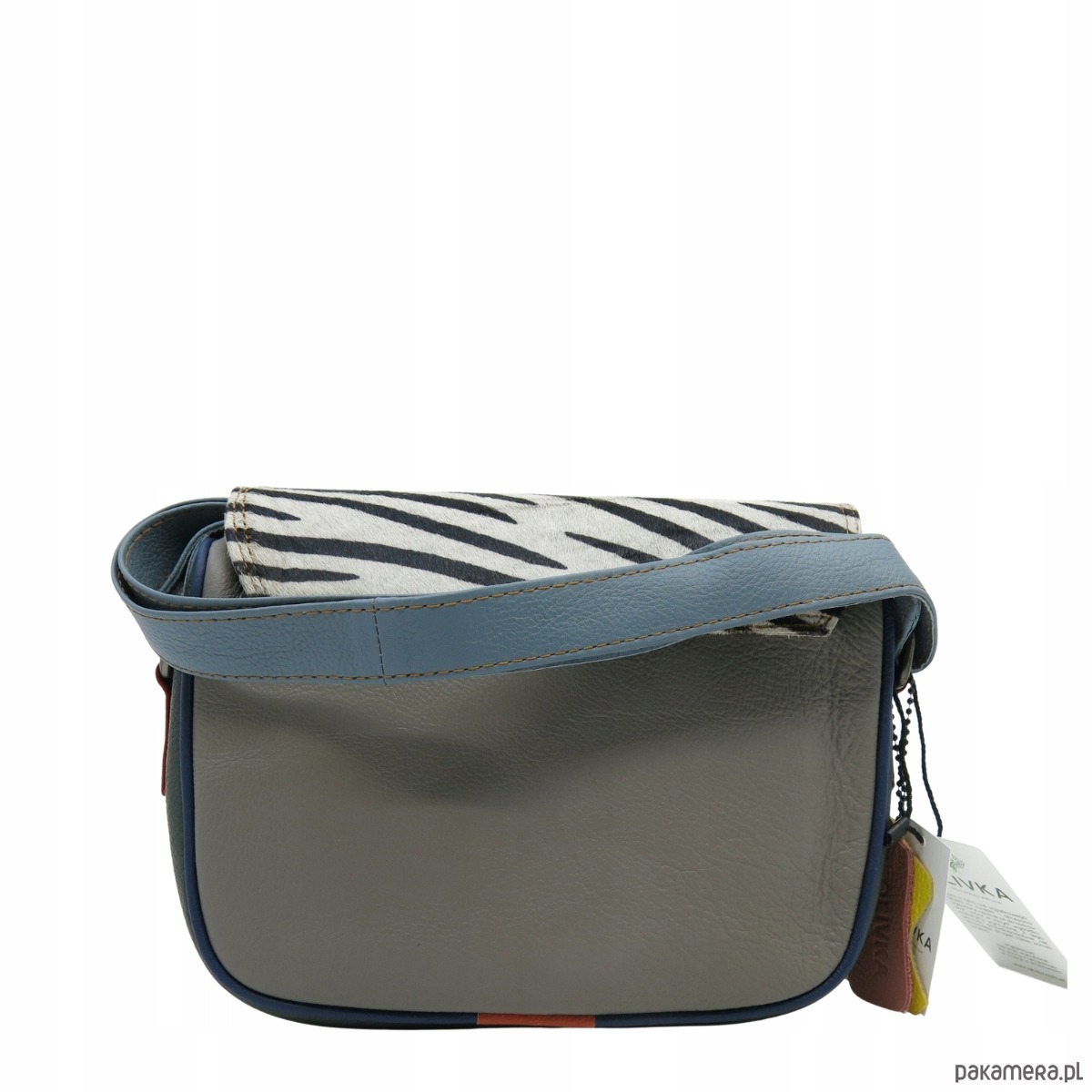 torby na ramię Listonoszka torebka damska skóra naturalna kolorowa oryginalna OLIVKA 2