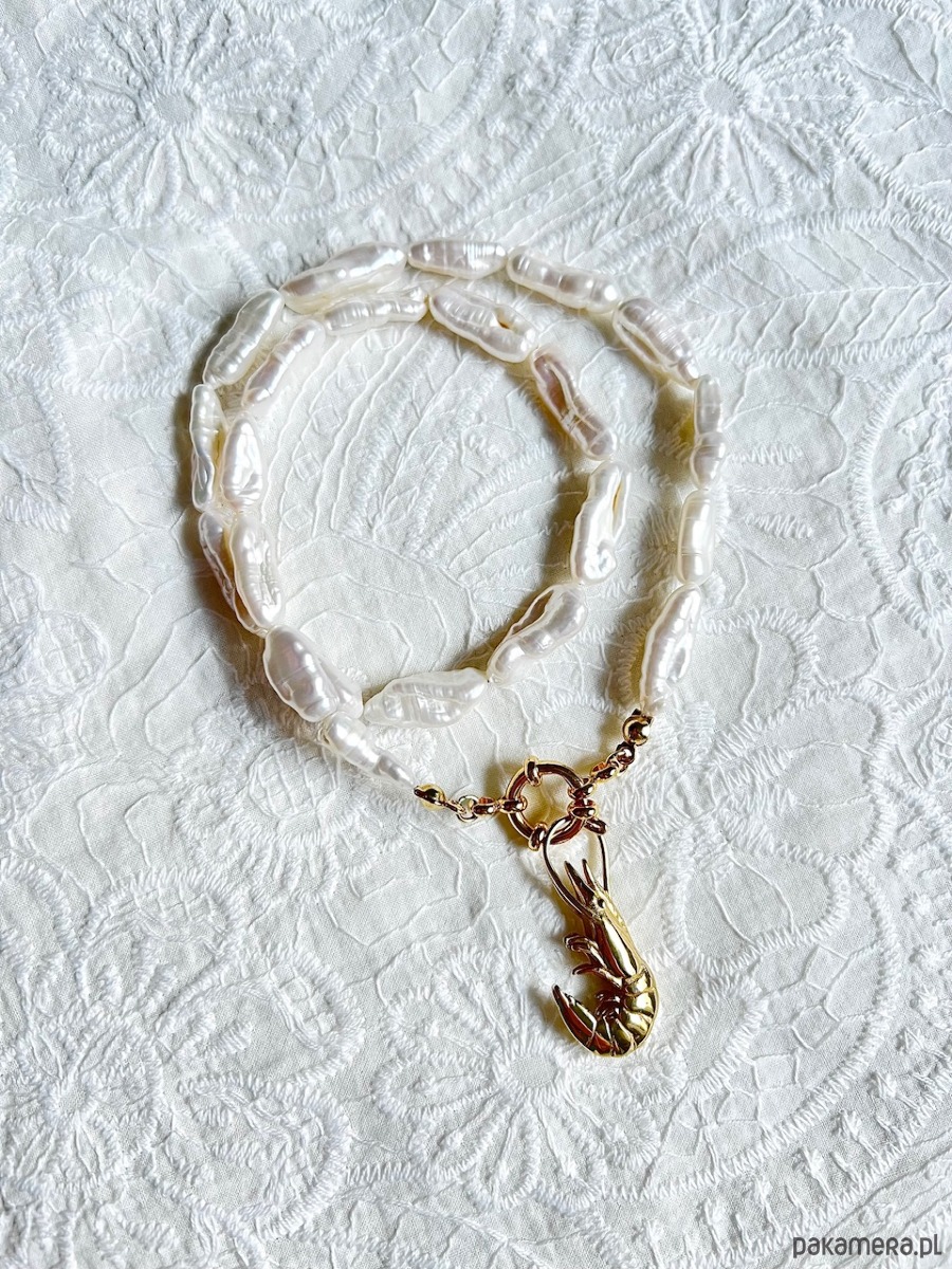 chokery Naszyjnik  Krewetka Gold 1