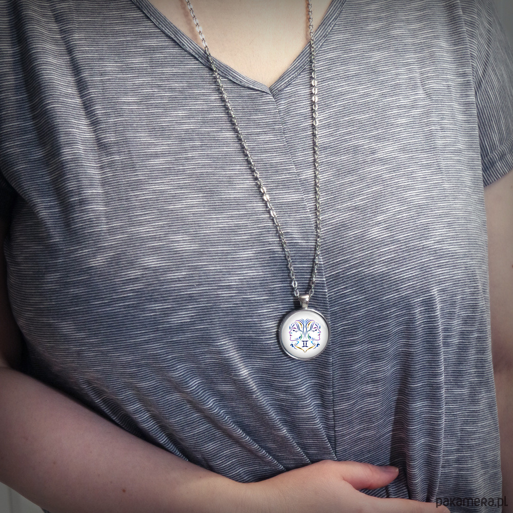 wisiory Kolekcja Starlight - Medalion Bliźnięta - duży 1