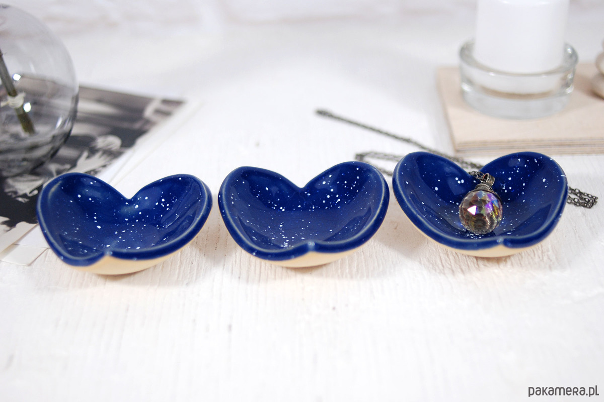 pojemniki na biżuterię Serce miseczka na drobiazgi - niebo 7