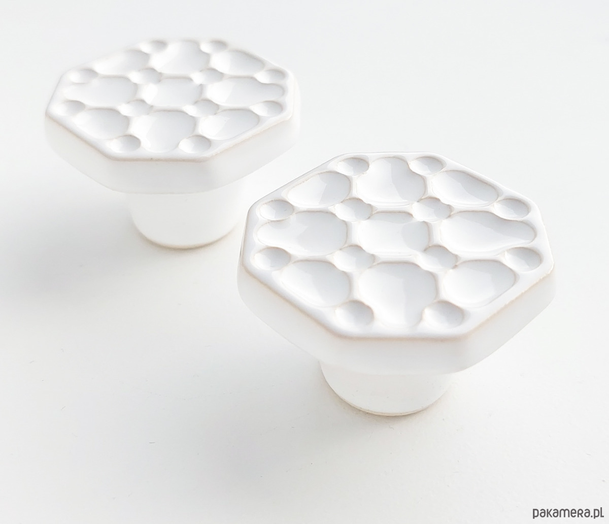 gałki do mebli Gałka do mebli biała wz.11 6